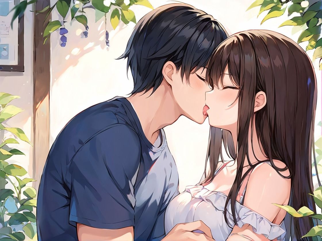 黒髪女子校生を孕むまで●す - サンプル画像 1