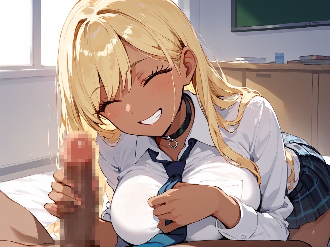 褐色ギャルの爆乳女子校生がセックスでアへ顔しまくり！ - サンプル画像 3