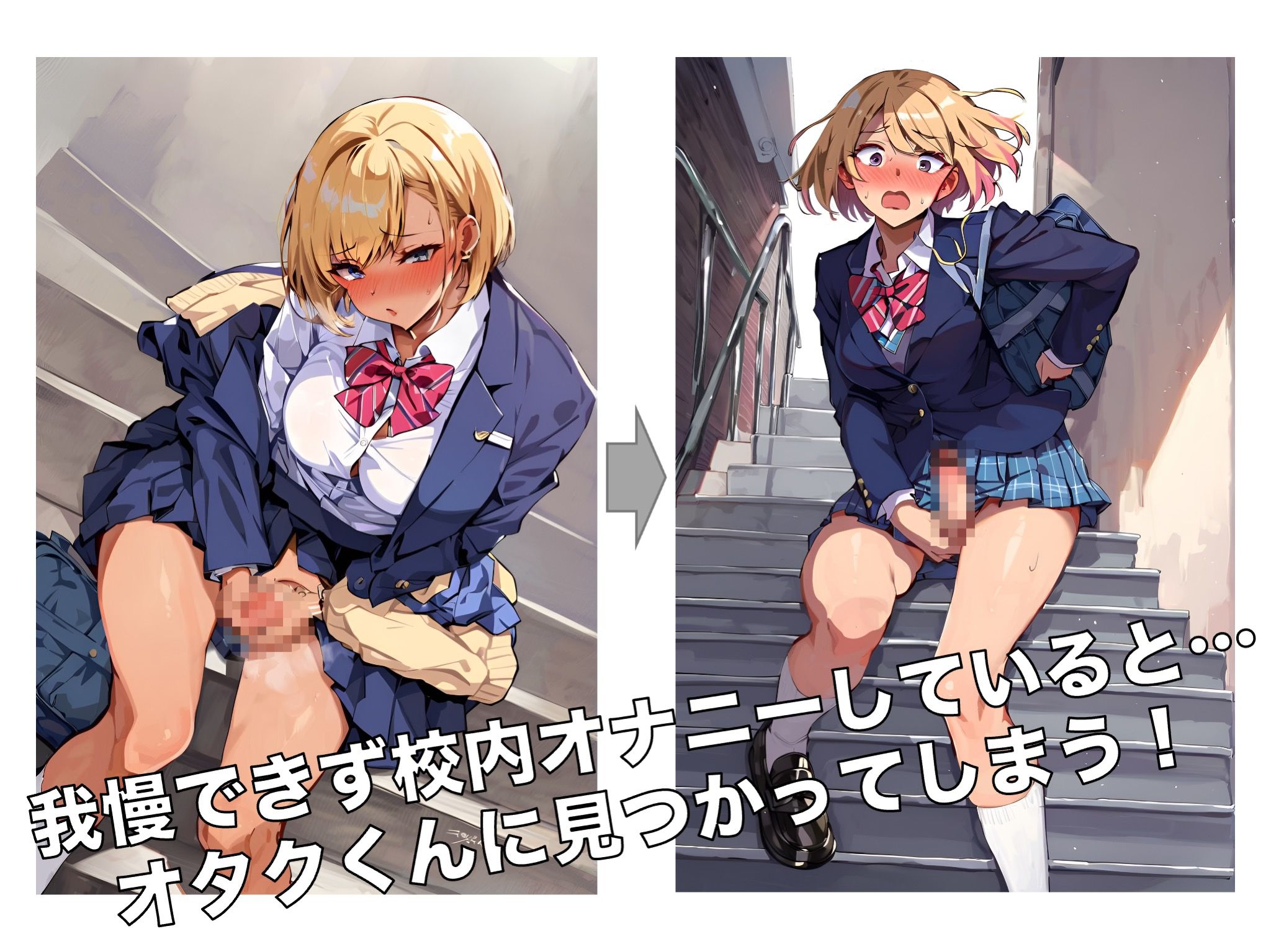 いじめっ子ギャルJK ふたなり化計画 - サンプル画像 2