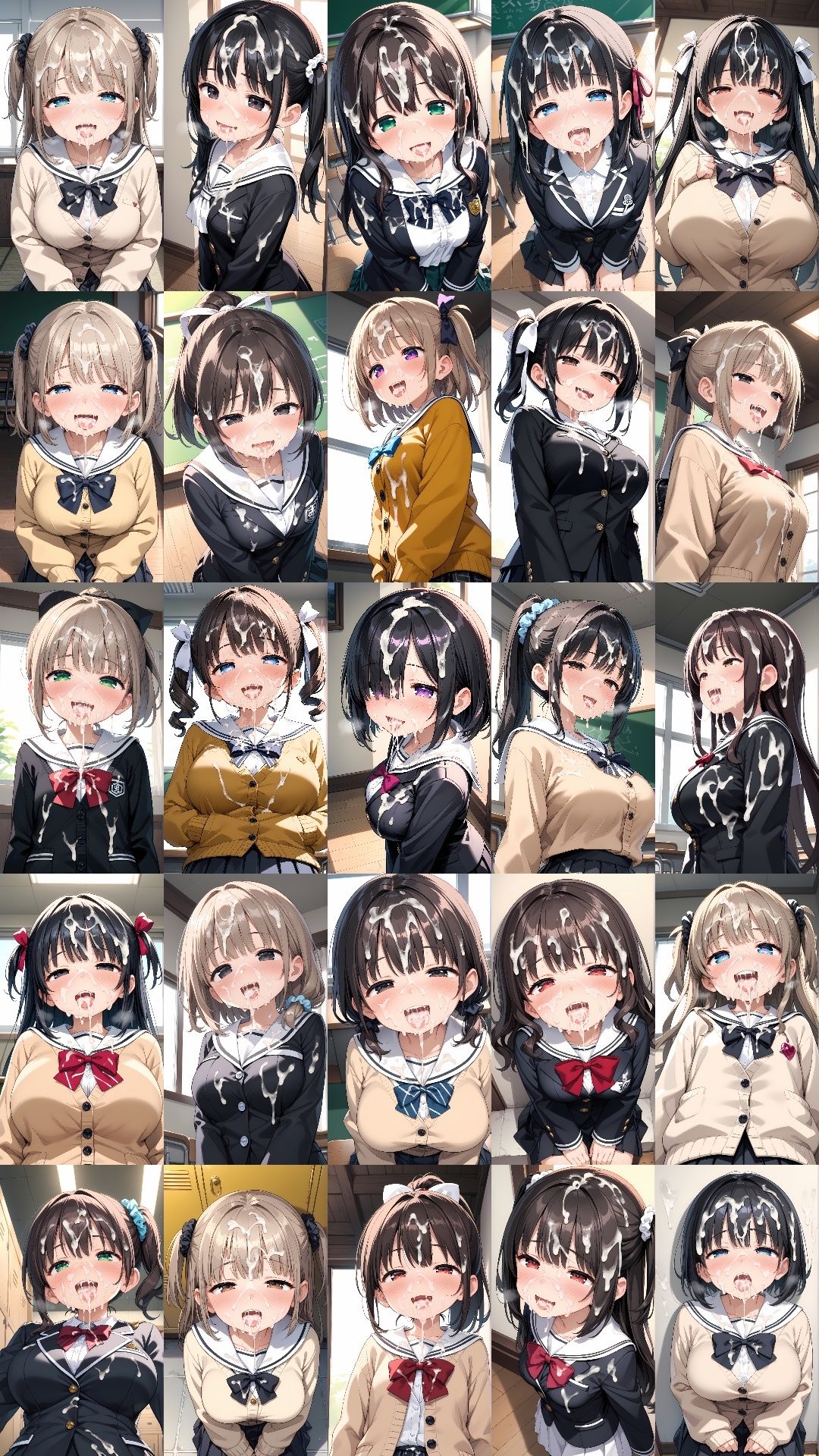 可愛い子には精液をかけよ！3 〜美少女にはザーメンパックで精液メイクが一番似合う〜 - サンプル画像 1