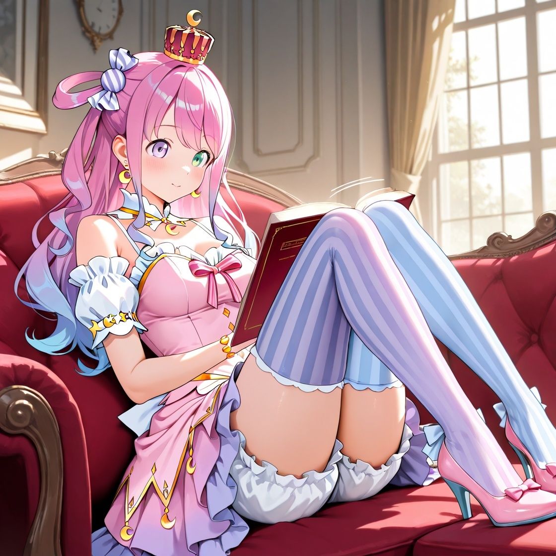 ホ〇ライブ  イチャイチャ同棲  姫〇ルーナ - サンプル画像 2