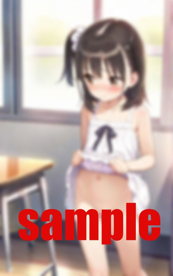 恥ずかしそうに俯きながら、彼女はスカートのすそをつまみ上げた――何も言わなくても、何が求められてるか分かってたみたいに。 - サンプル画像 5