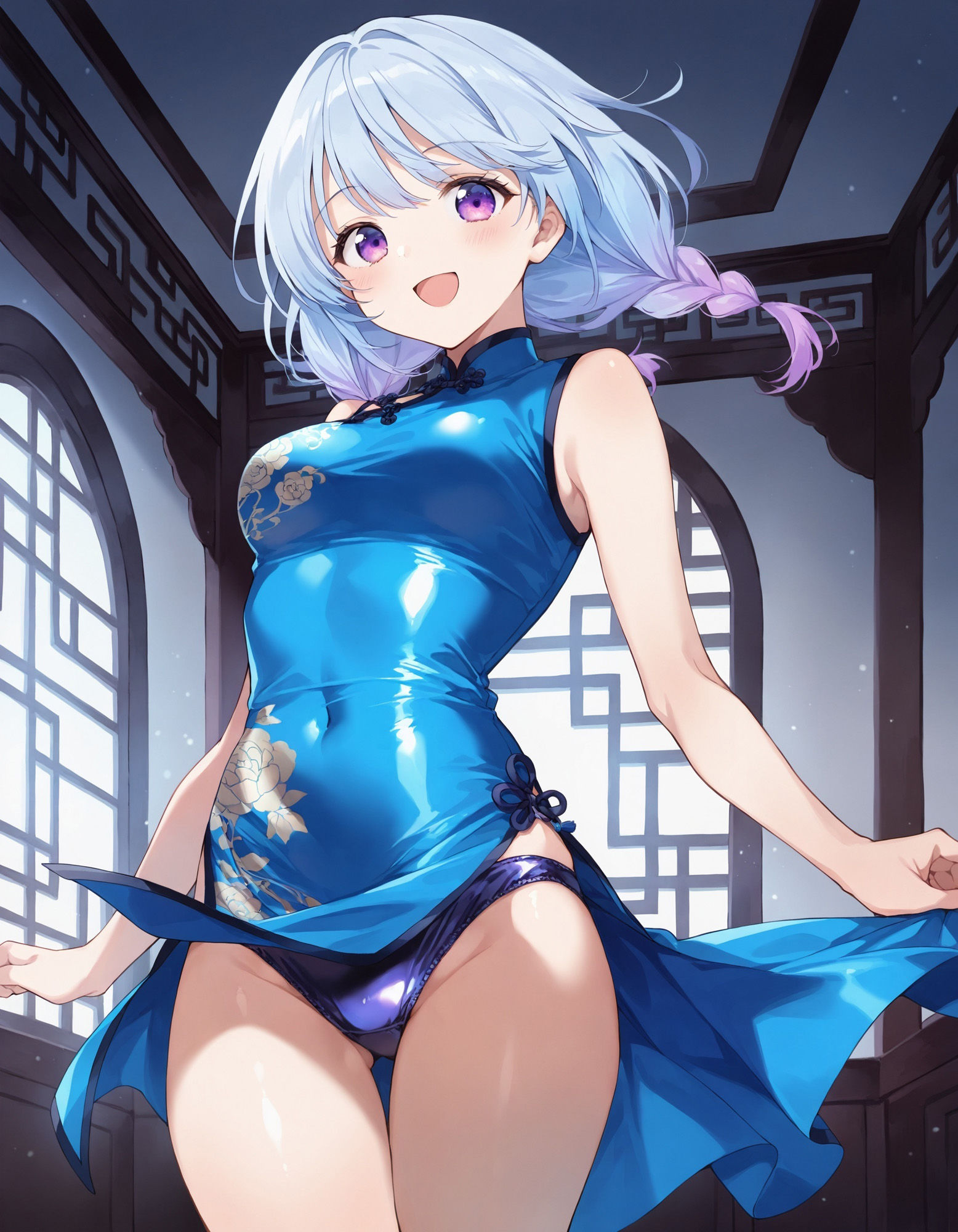 チャイナドレスでパンチラ2 - サンプル画像 6