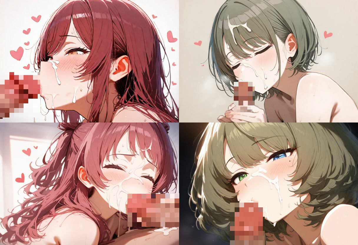 アイドルにお掃除フェラさせるCG集 - サンプル画像 3