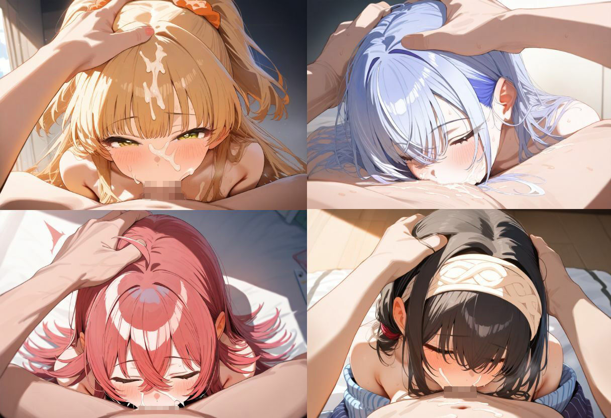 アイドルにお掃除フェラさせるCG集 - サンプル画像 9