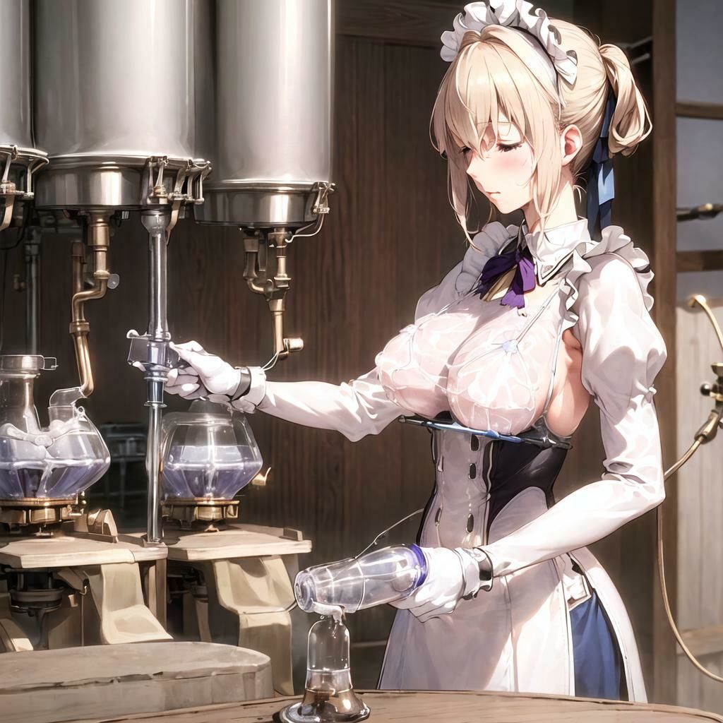 キャラフェチ  自動乳搾り人形編 - サンプル画像 2