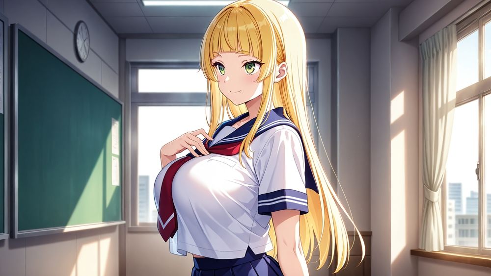 黒髪ボブ先輩＆金髪後輩の巨乳水泳部員が新任コーチと種付け交尾【4K】【FANZA専売】 - サンプル画像 2