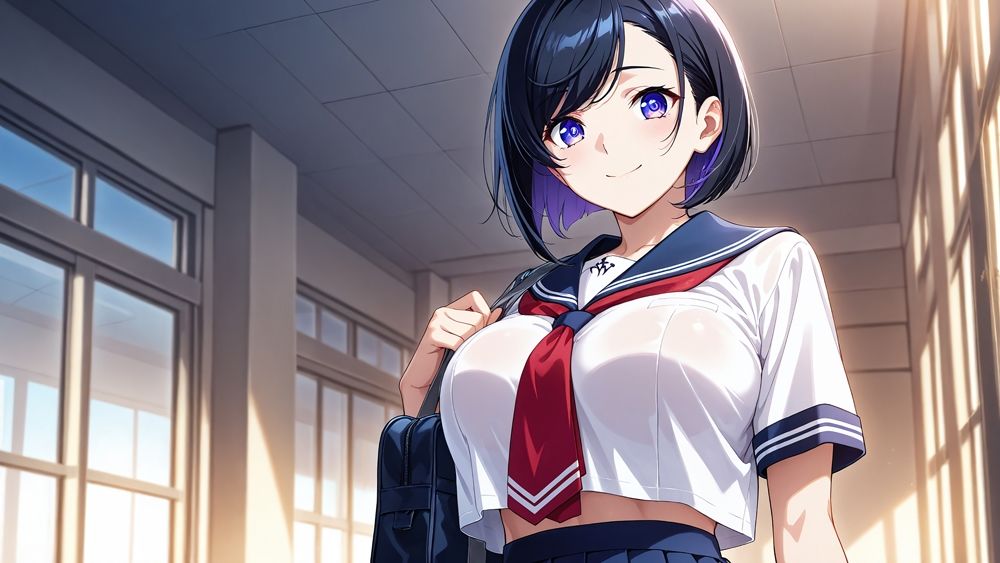 黒髪ボブ先輩＆金髪後輩の巨乳水泳部員が新任コーチと種付け交尾【4K】【FANZA専売】 - サンプル画像 3