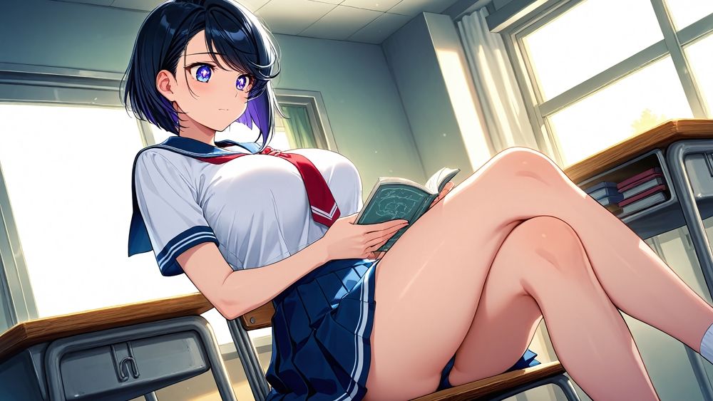 黒髪ボブ先輩＆金髪後輩の巨乳水泳部員が新任コーチと種付け交尾【4K】【FANZA専売】 - サンプル画像 5