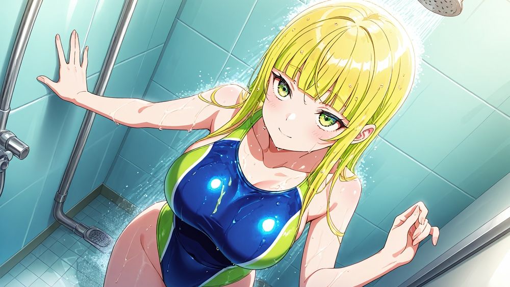 黒髪ボブ先輩＆金髪後輩の巨乳水泳部員が新任コーチと種付け交尾【4K】【FANZA専売】 - サンプル画像 8