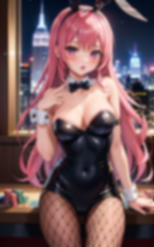 エチエチなバニーガール衣装で明るく色仕掛けするカワイイ巨乳美女記録集 - サンプル画像 3