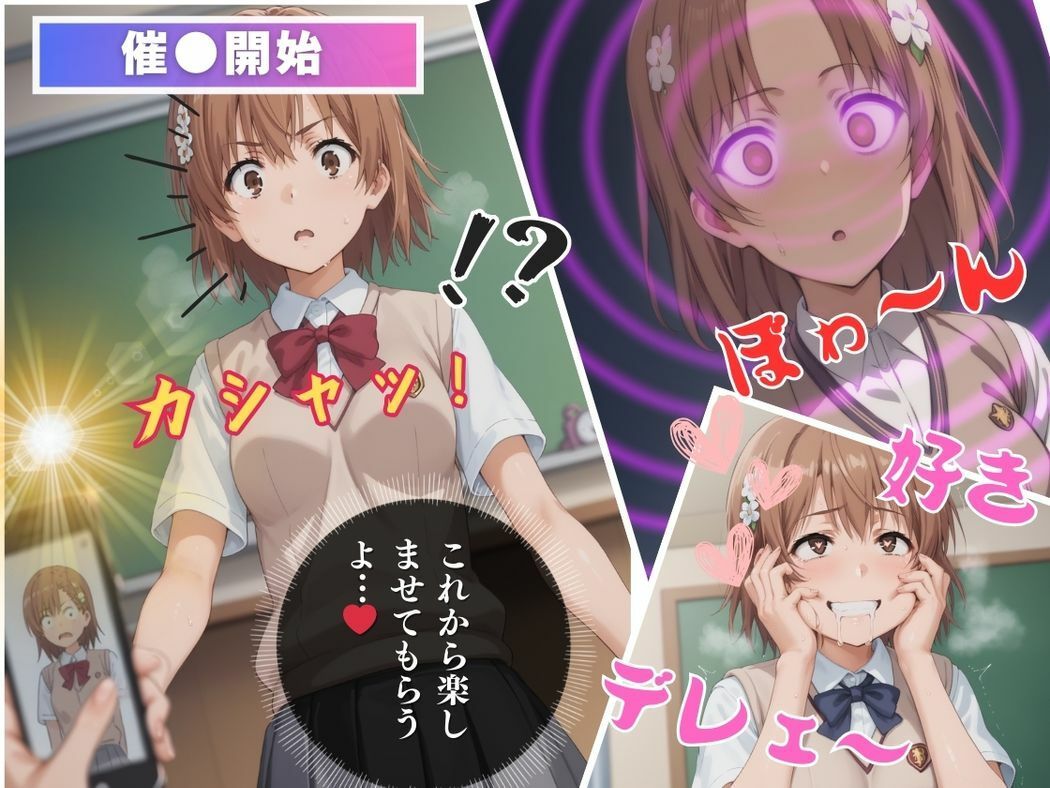 アプリに魅入られた超電磁少女 - サンプル画像 6