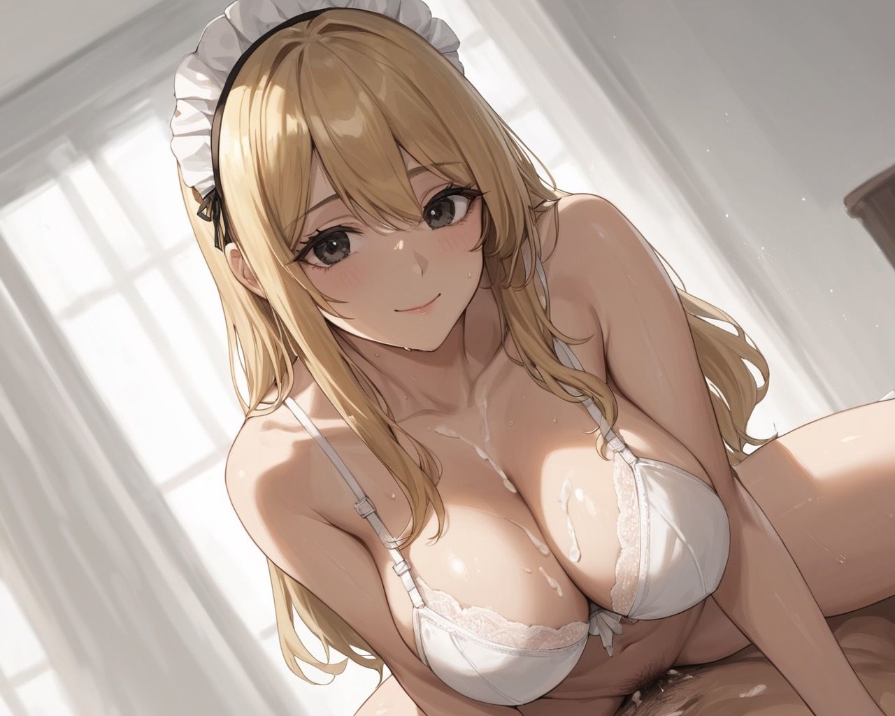 爆乳お姉さんにメイドコスさせてハメまくる！ - サンプル画像 4