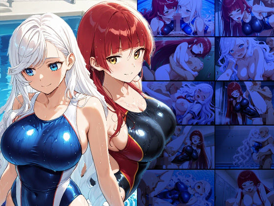 赤髪＆白髪の巨乳水泳部員を新任コーチが支配交尾【4K】【FANZA専売】 - サンプル画像 1