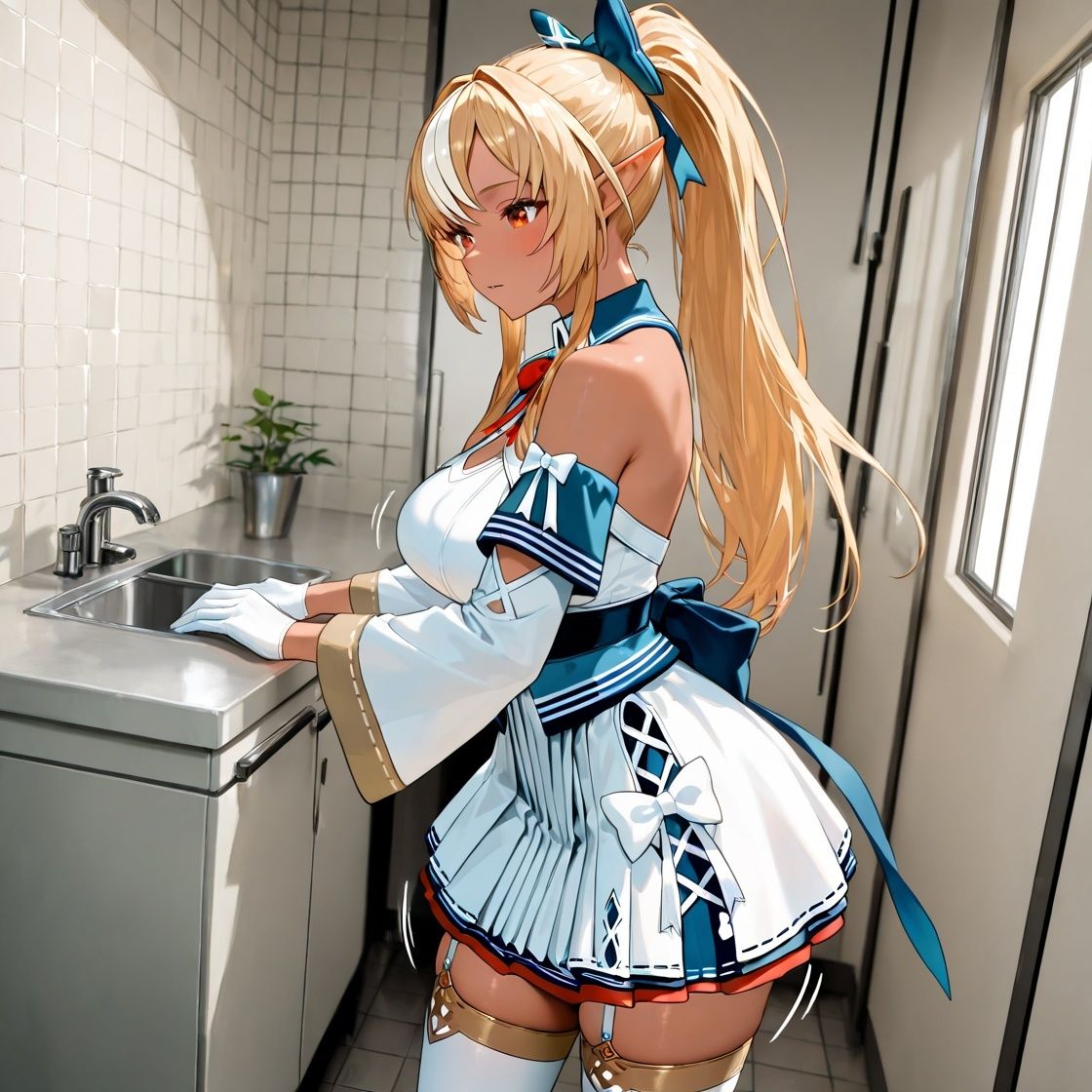 ホ〇ライブ  イチャイチャ同棲  不〇火フレア - サンプル画像 2