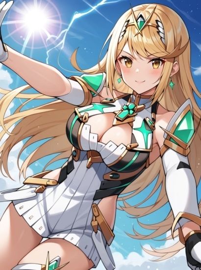 ゼノブレイド2のヒカリから送られてきた自撮り写真 - サンプル画像 1