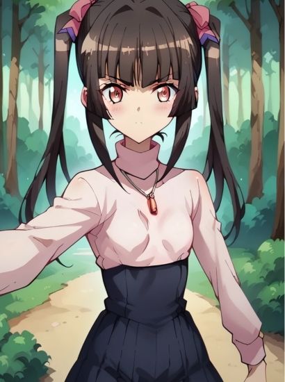 戦姫絶唱シンフォギアの月読調から送られてきた自撮り写真 - サンプル画像 1