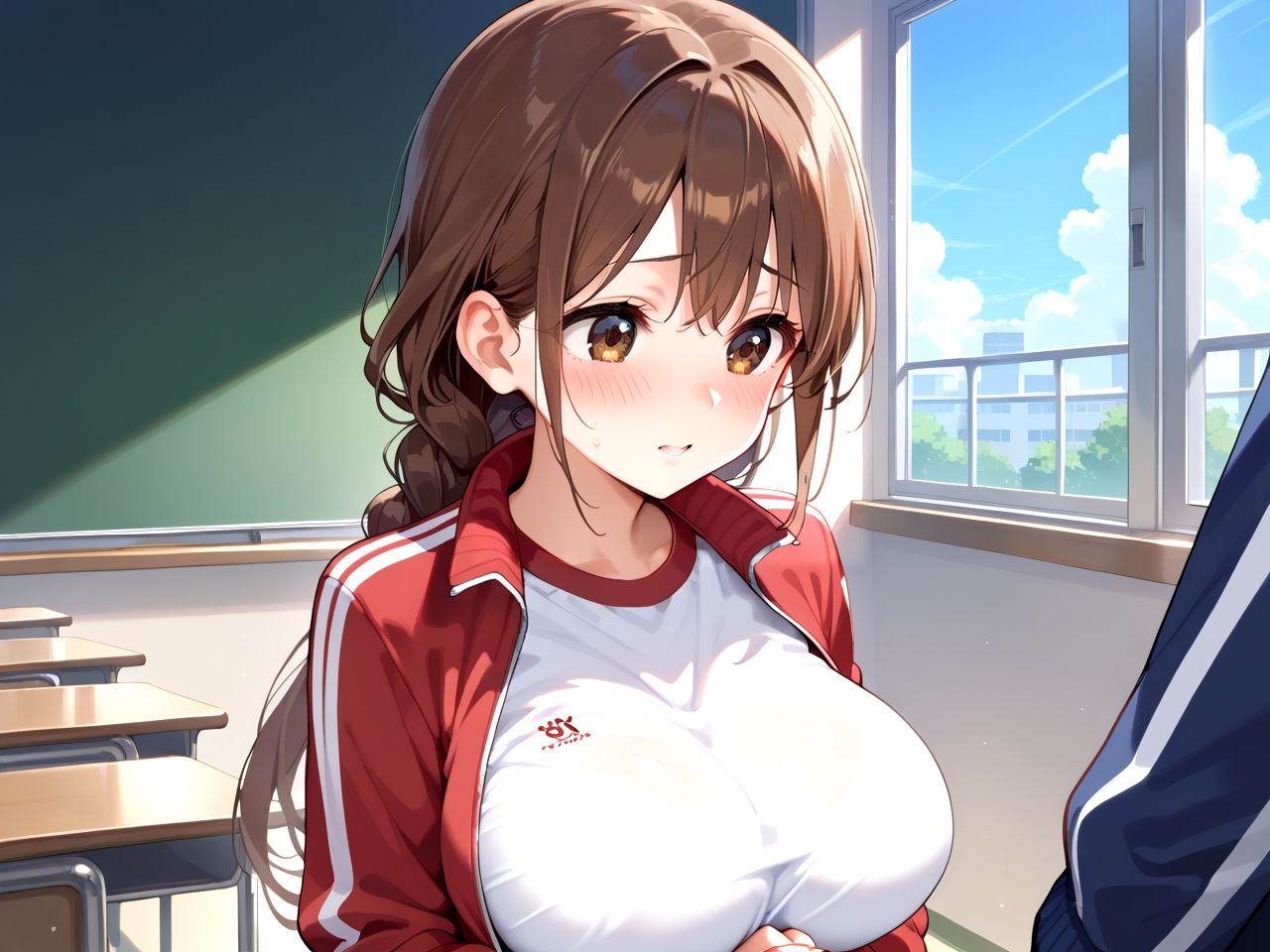 部活の巨乳マネを性処理係に任命してみた - サンプル画像 1