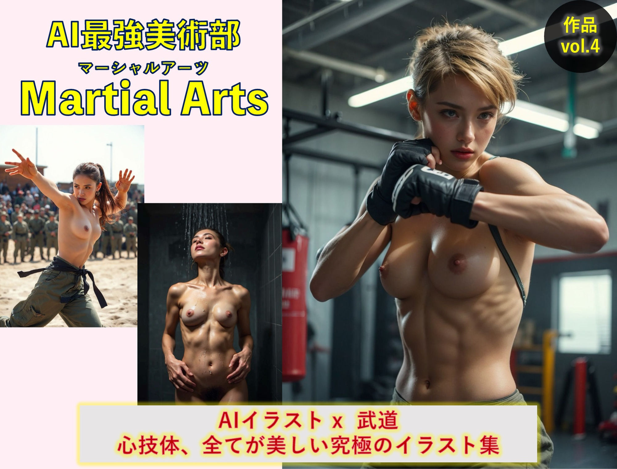 AI最強美術部vol.4「マーシャルアーツ」 - サンプル画像 1