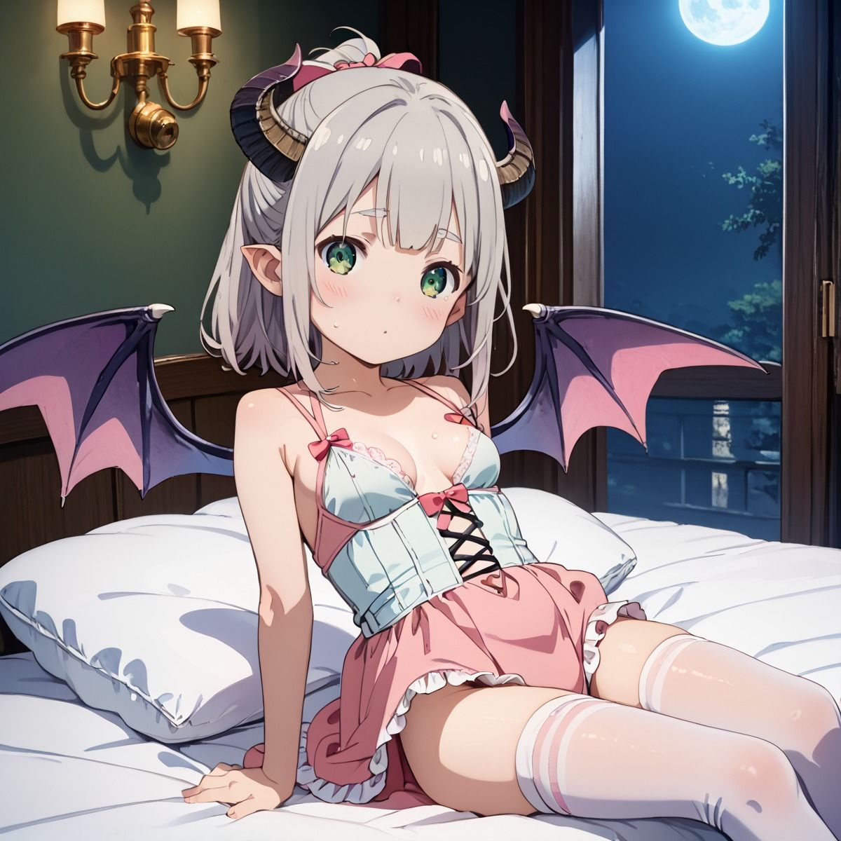 エロエロ！月夜の晩に現れる淫魔サキュバスPart6 - サンプル画像 2