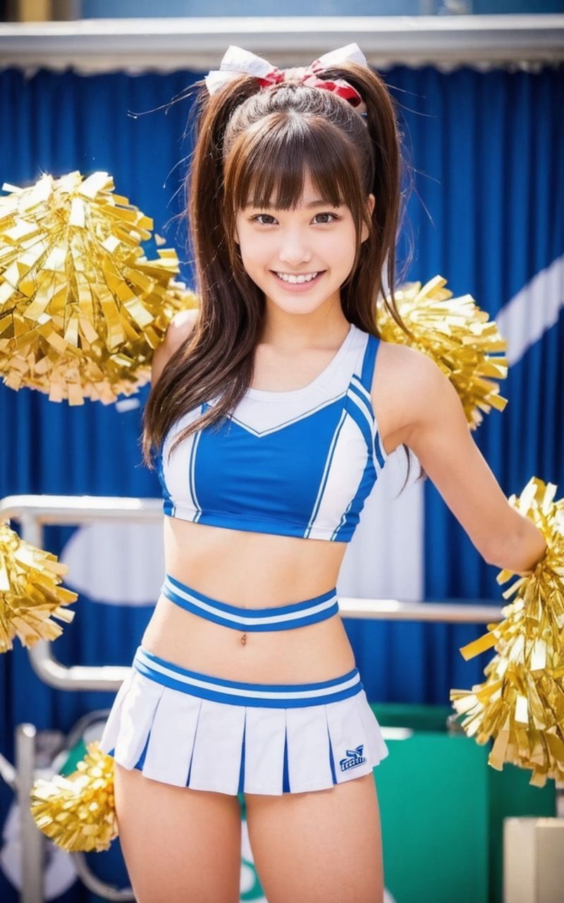 AI美女写真集┃チアガールな乙女 - サンプル画像 5