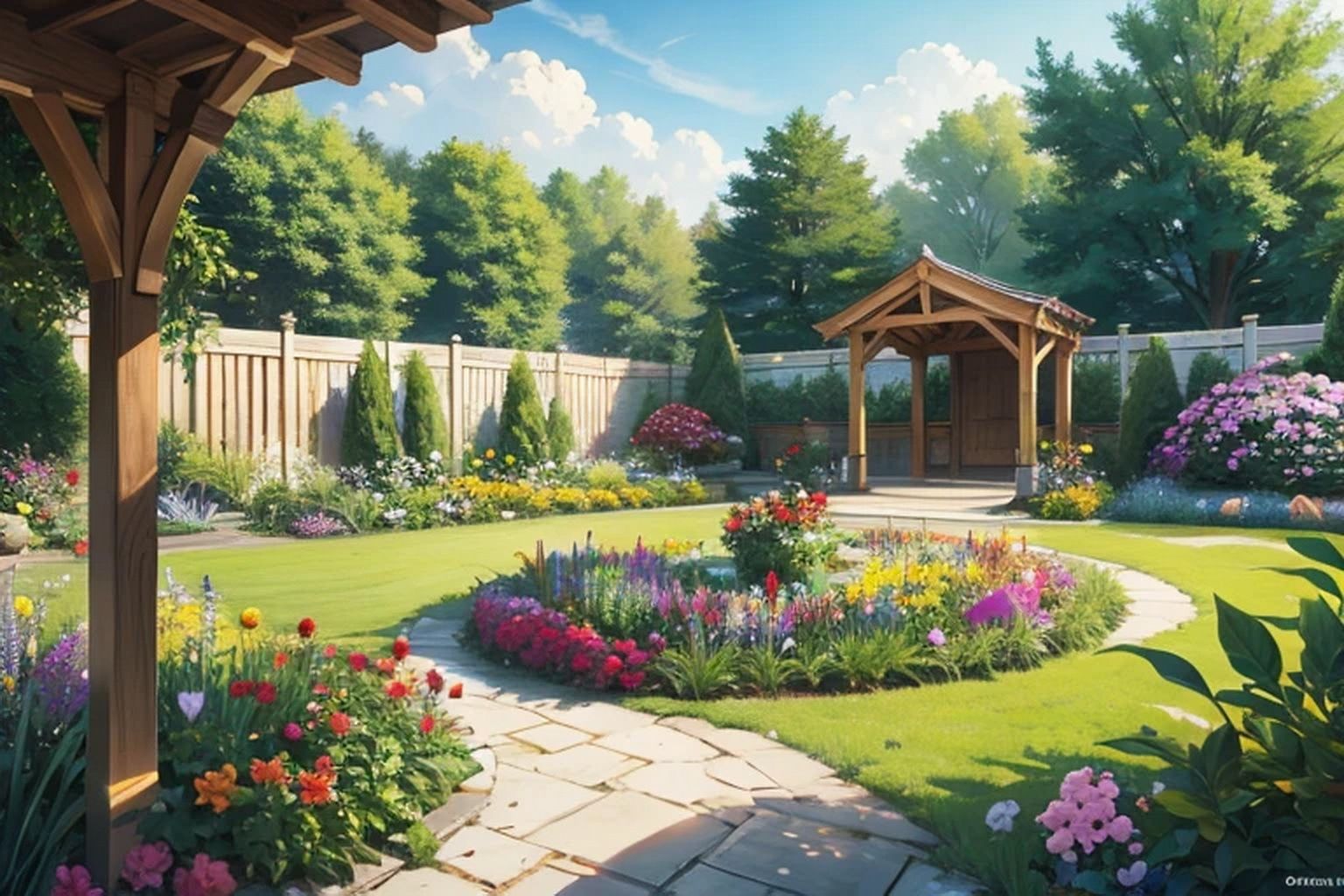 公園・庭園  背景素材 - サンプル画像 2