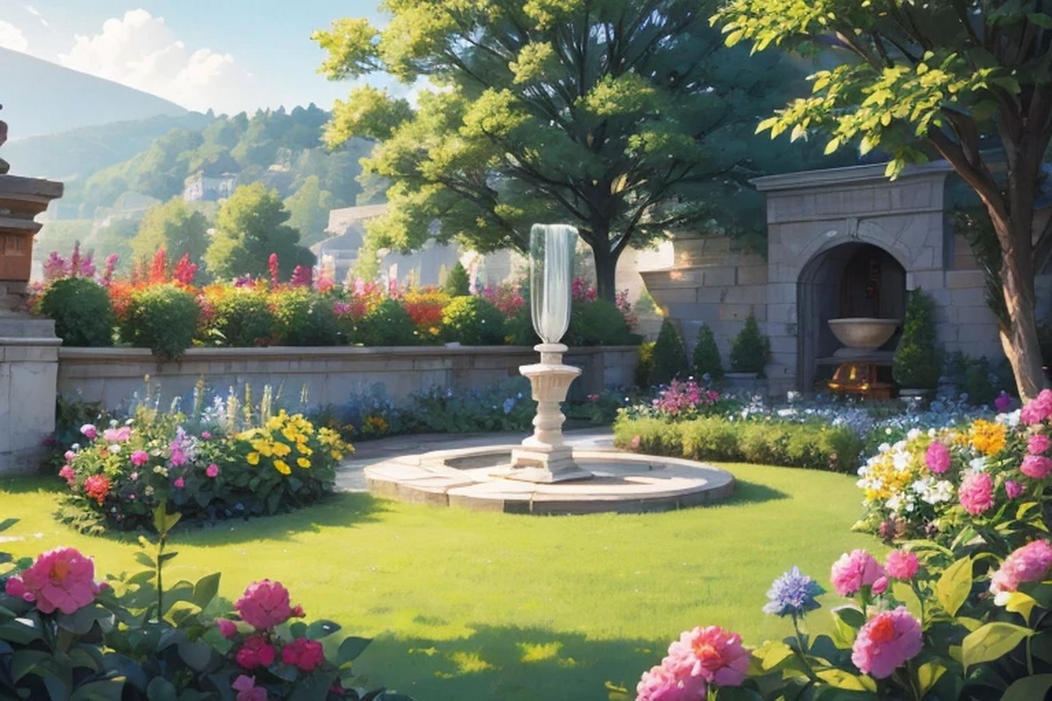 公園・庭園  背景素材 - サンプル画像 3