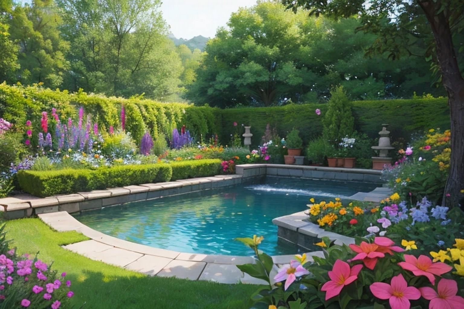 公園・庭園  背景素材 - サンプル画像 5