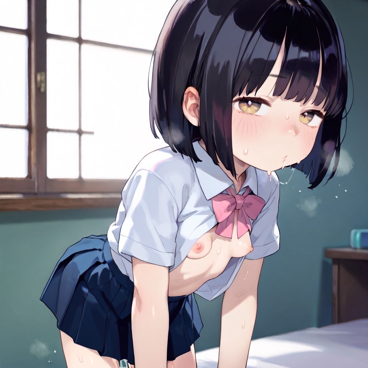 中出しし放題！秘密の補習授業2【童顔美少女たちとやりまくり！200枚！】 - サンプル画像 3