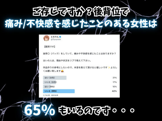 【特典付き】後背位【極】ー女性が心から求める『痛み0』の動きー - サンプル画像 3