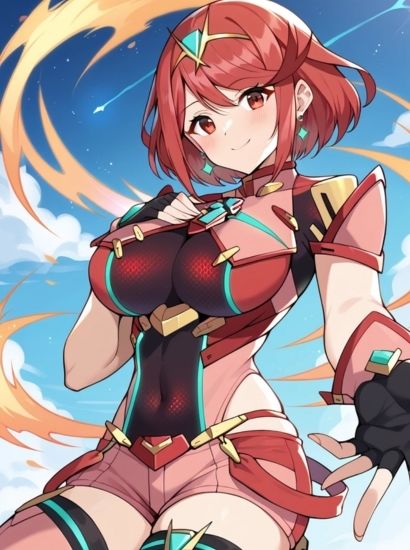 ゼノブレイド2のホムラから送られてきた自撮り写真 - サンプル画像 1
