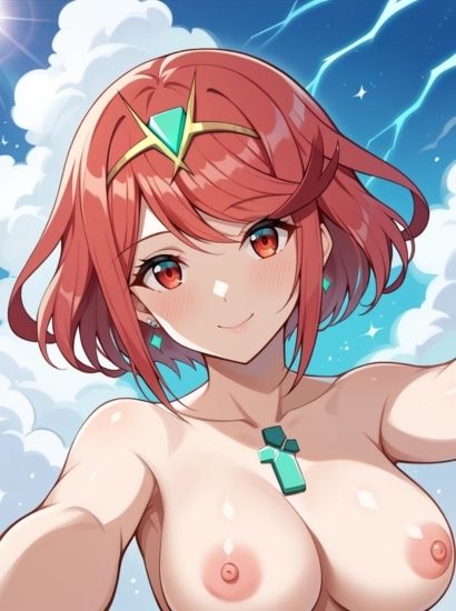 ゼノブレイド2のホムラから送られてきた自撮り写真 - サンプル画像 2