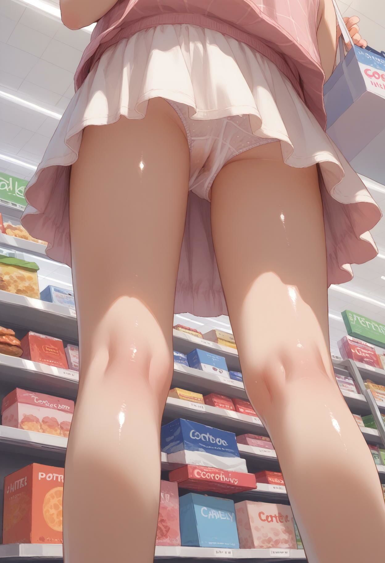 【可愛い娘の染みつきパンティ】ショッピングセンター盗撮 - サンプル画像 2