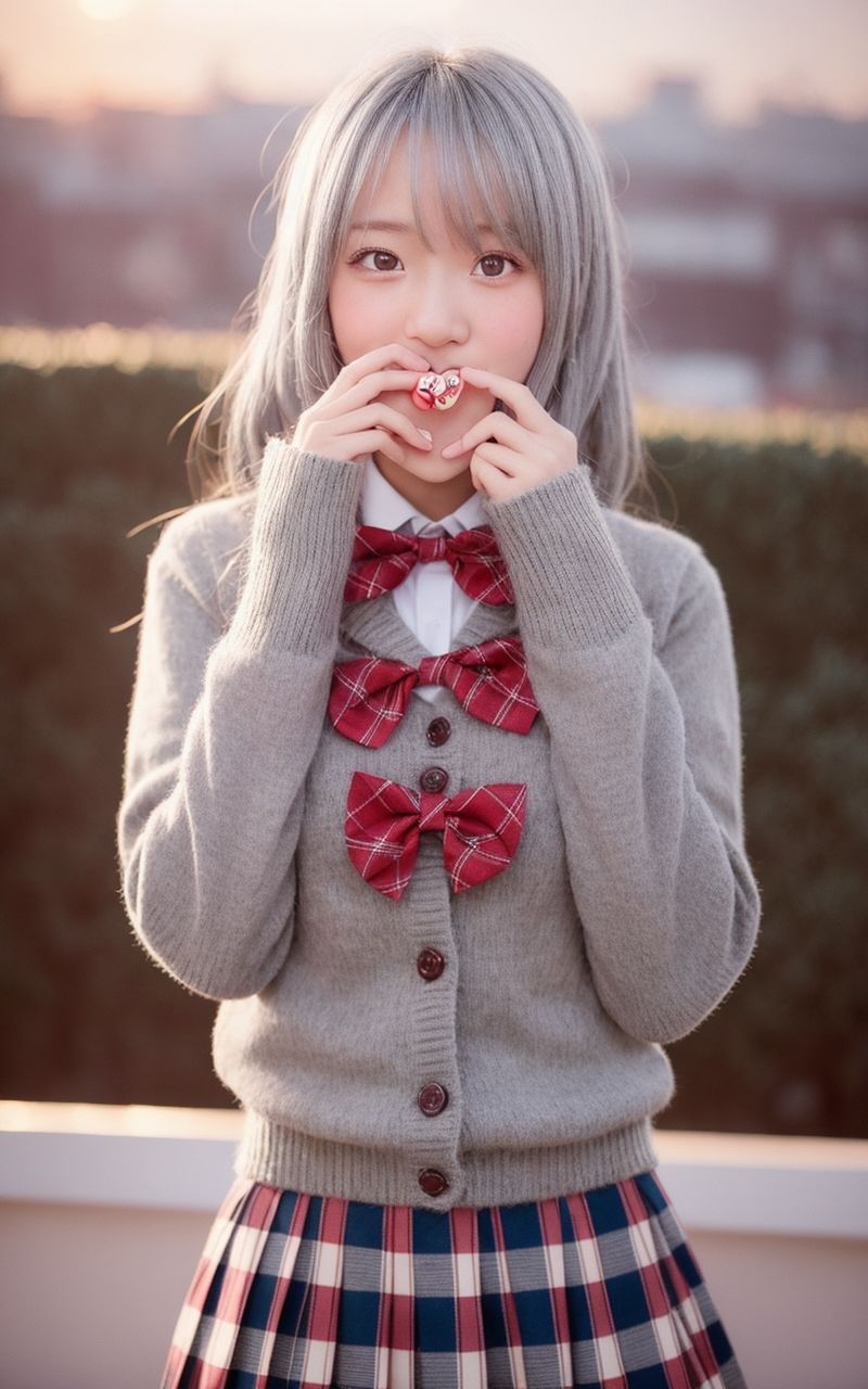 AI美女写真集┃バレンタインの乙女 - サンプル画像 8