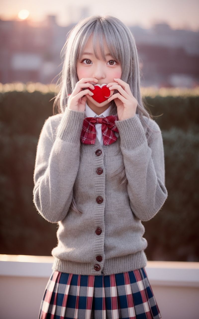AI美女写真集┃バレンタインの乙女 - サンプル画像 10