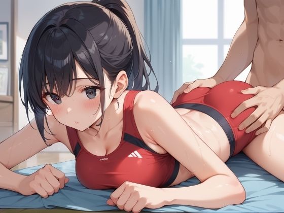 濡れやすいスポーツ女子のキツマンで膣絞りされた - サンプル画像 3