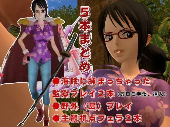 ワンピースから海軍のタシギを囚えて陵●する動画総集編 - サンプル画像 1