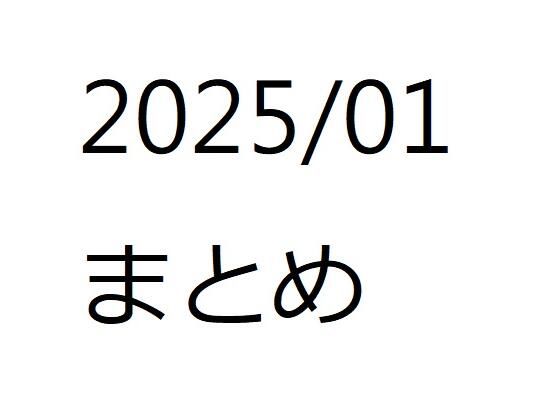 202501作品まとめ パートA