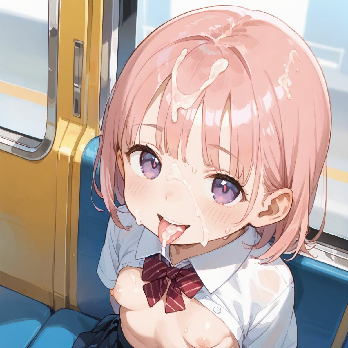 つるぺた少女、逆痴●バス〜ご乗車、ありがとうございます〜01 - サンプル画像 2