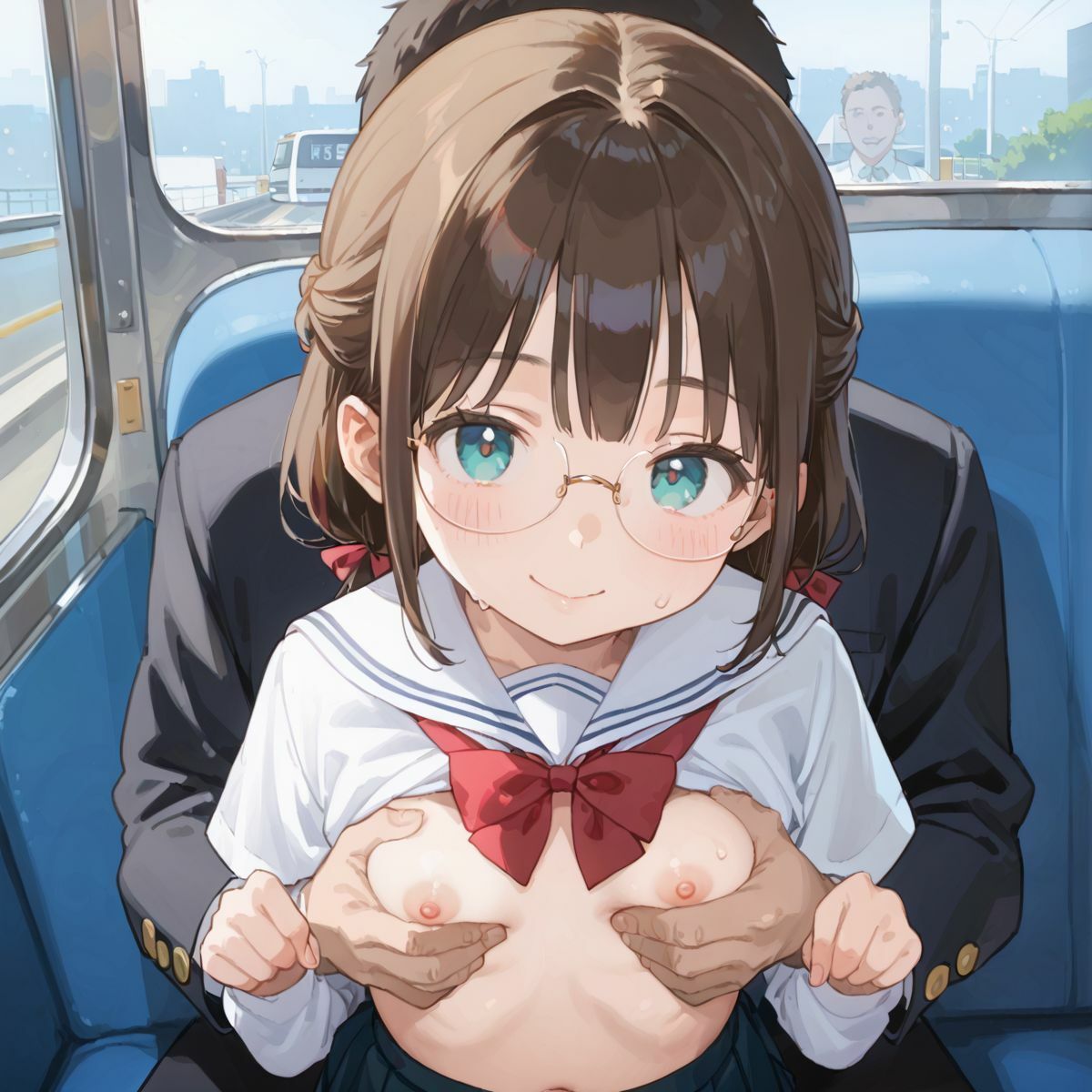 つるぺた少女、逆痴●バス〜ご乗車、ありがとうございます〜05 - サンプル画像 10