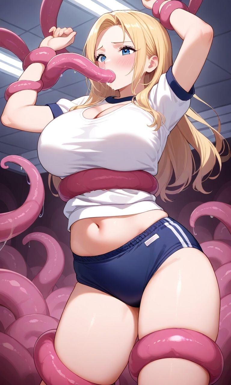フェチコレVol.38 触手に襲われ弄ばれる巨乳人妻ブルマたち【総枚数250枚】 - サンプル画像 7