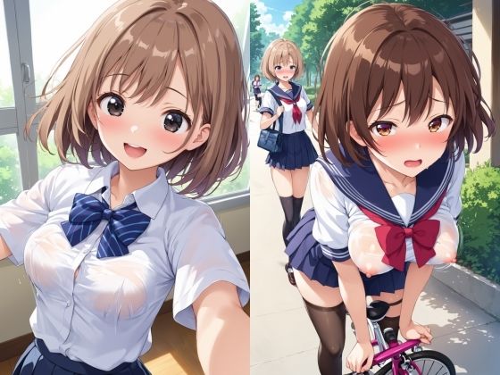 幼馴染、淫乱JKをオナホに調教 - サンプル画像 1