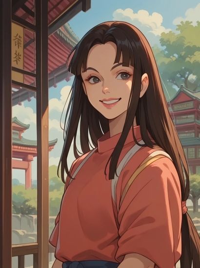 千と千尋の神隠しのリンから送られてきた自撮り写真 - サンプル画像 1