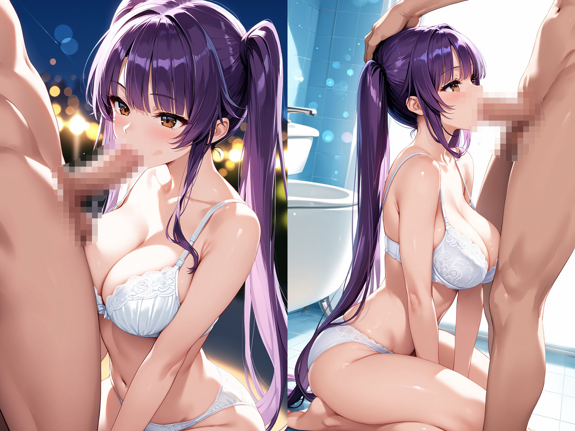 名門！ばくにゅう女子マネの性処理管理術【ツインテール編】 - サンプル画像 3