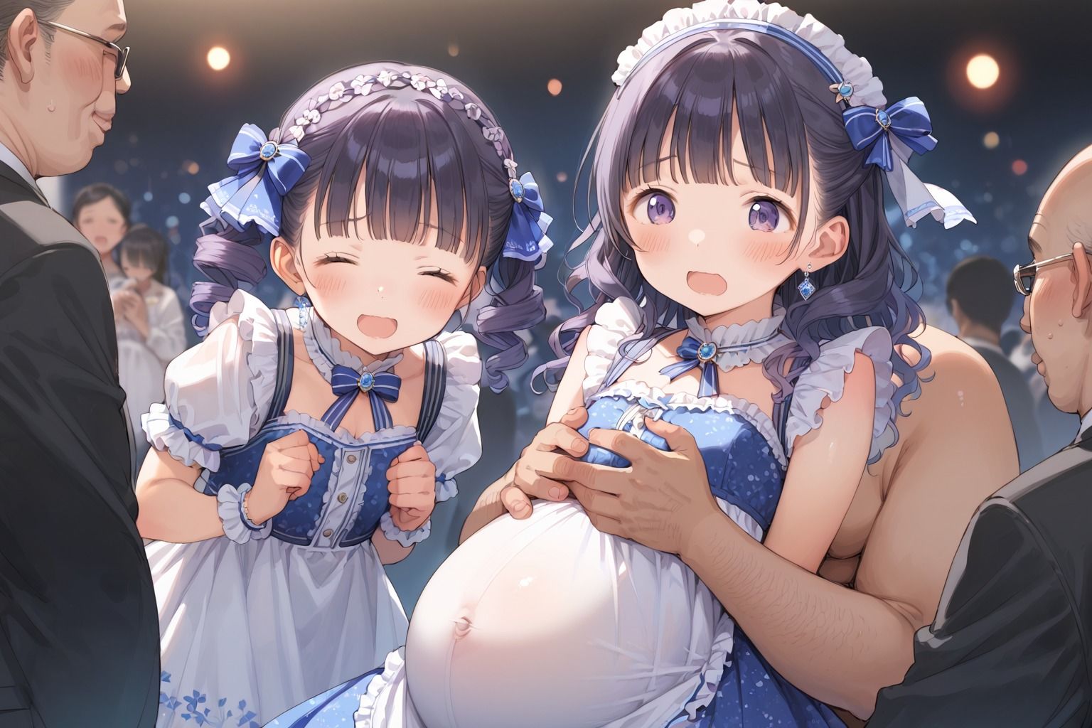 少女アイドルグループ孕ませ大乱交 - サンプル画像 3