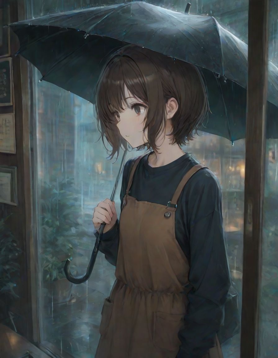 懐かしい雨の匂いがして - サンプル画像 1
