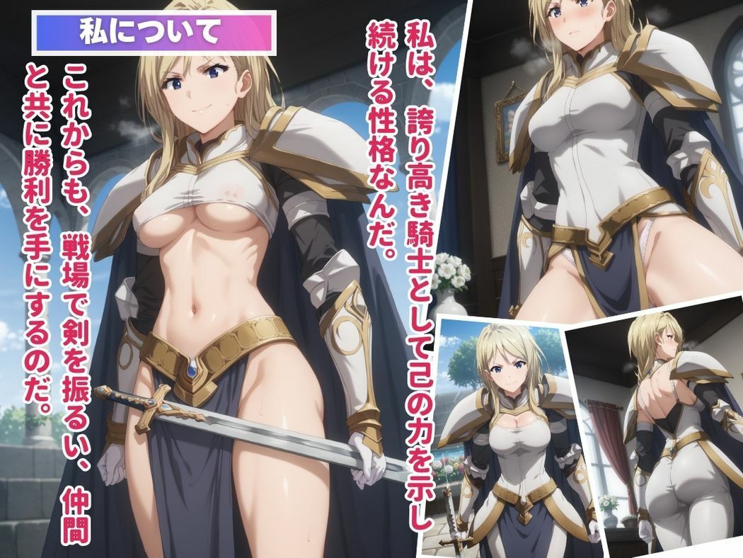 誇り高き女騎士の堕落 - サンプル画像 1