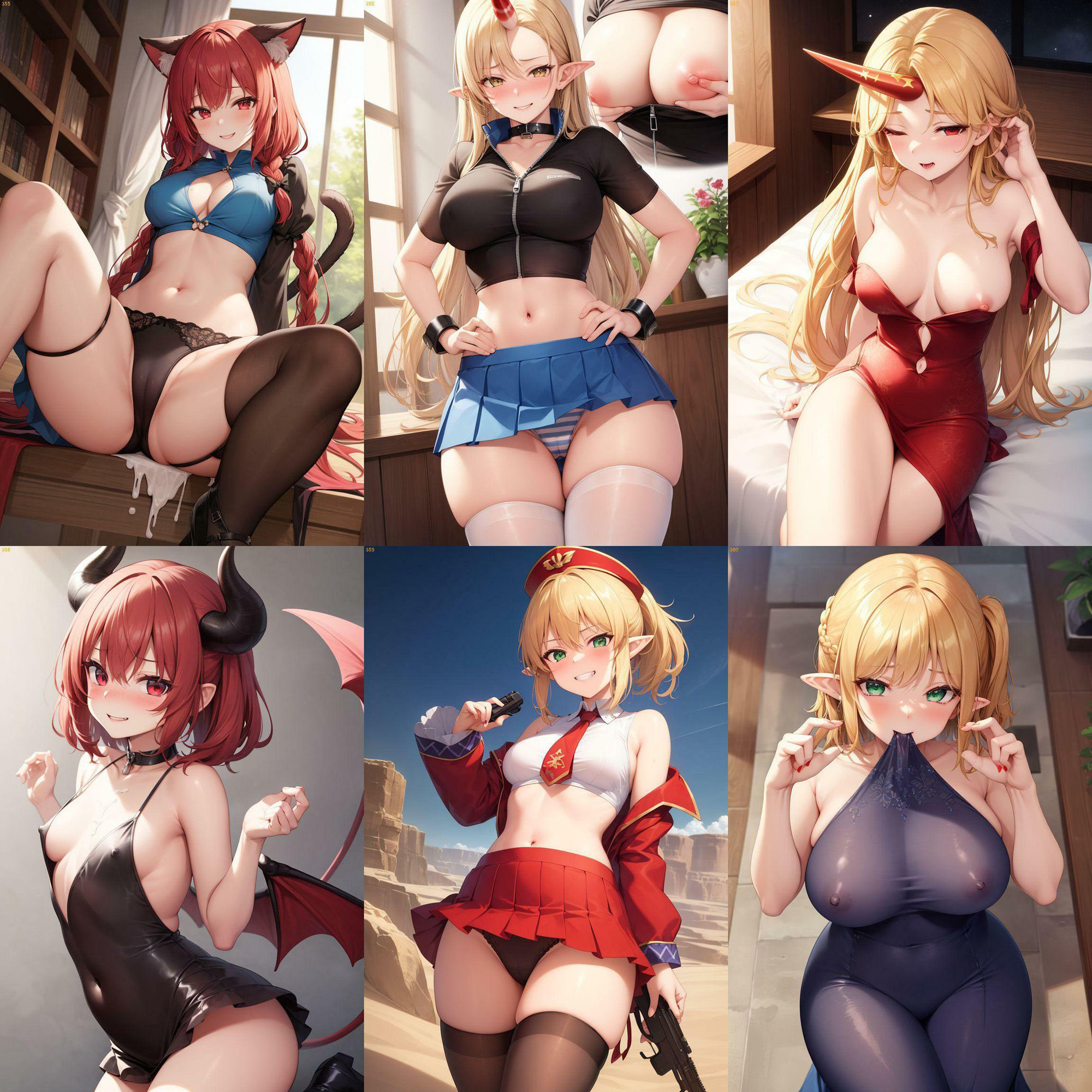 ノーモザイク！東方地霊殿キャラの誘惑 - サンプル画像 4