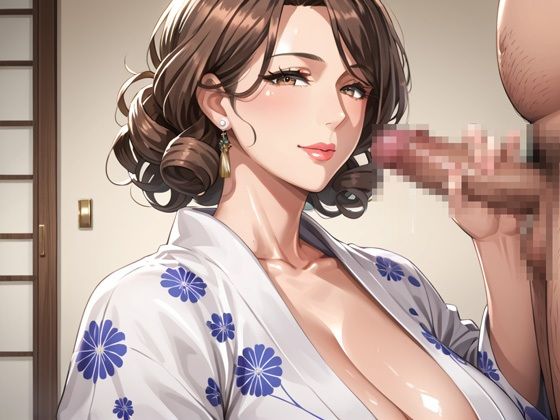 爆乳Hカップ女将、ご奉仕射精サービスでおもてなし - サンプル画像 1