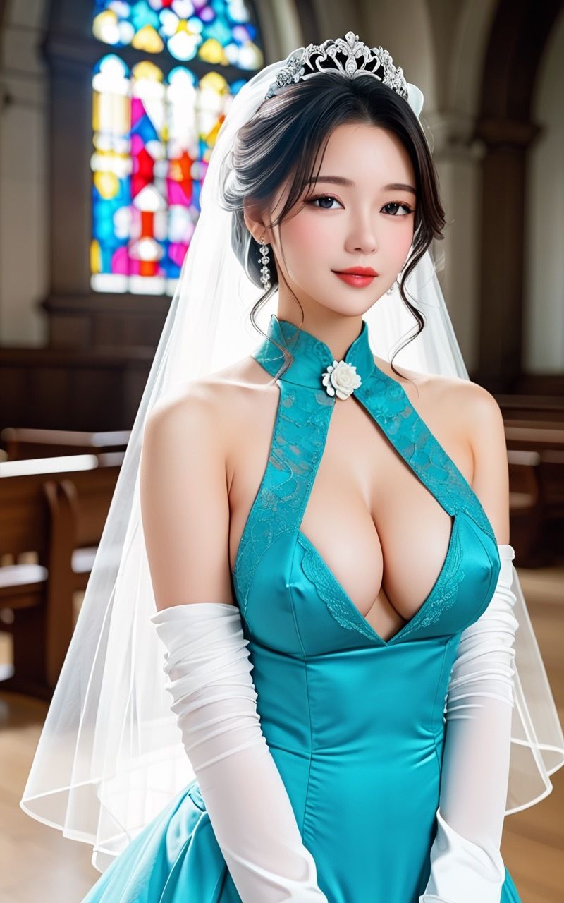 かわいいHな花嫁 - サンプル画像 1